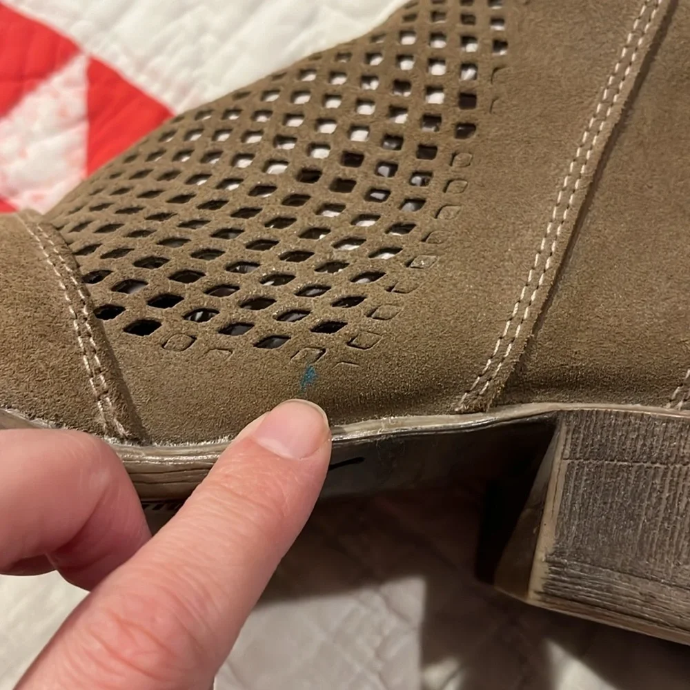 Roan by Bed|Stu Houlton Ankle Boots Perforated Suede Leather - Picture 10 of 11